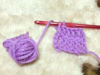 ２色のボーダーで編むときの糸の渡し方 Hanabibiのあみあみ手芸部ブログ