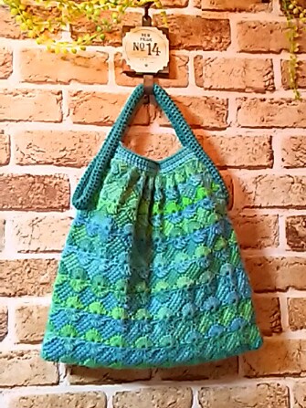 編み図 レシピ フラワーアフガンクロッシェのバッグ １ バッグ底部分 Hanabibiのあみあみ手芸部ブログ