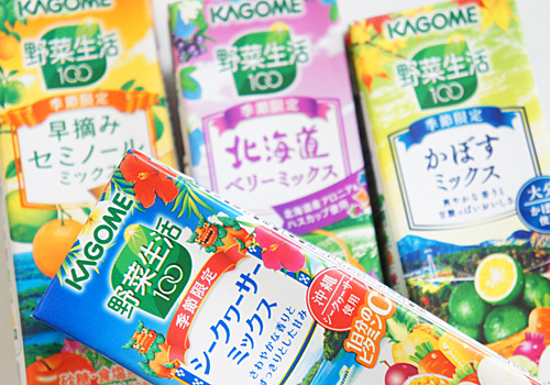 季節限定のカゴメ野菜生活