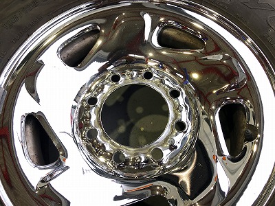 【希少】ダッジラムバン 8穴 ロードトレック170純正ホイールスタットレス付き 希少】ダッジラムバン 8穴 ロードトレック170純正ホイール