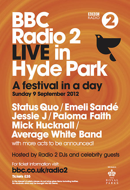 BBC Radio2 Live in Hyde Park | KENJI SUZUKI OFFICIAL BLOG