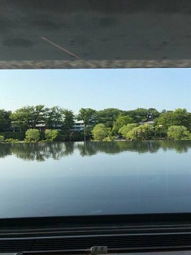 秋田県美術館からの眺め