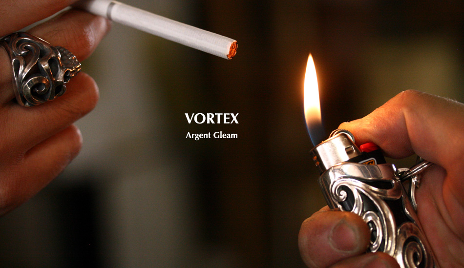 ライターケース、渦をイメージしたデザインのVORTEX(ボルテックス