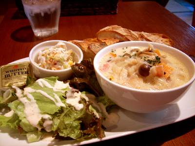 豆乳スープランチ