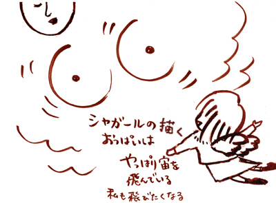 シャガールのおっぱい