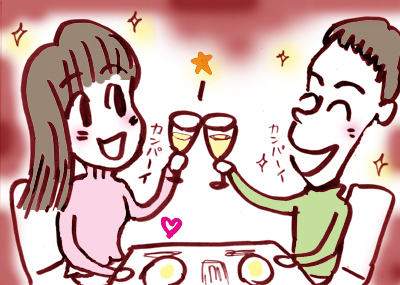 まーくんと乾杯