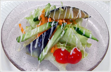 有機野菜のサラダ