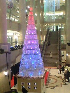 東京クリスマスイルミネーション2007@池袋サンシャインシティスワロフスキークリスマスツリー