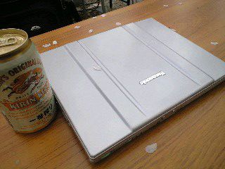 花見で公衆無線LANとレッツノート