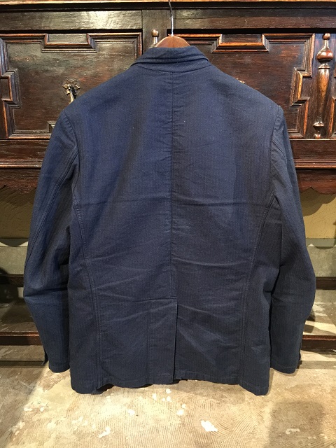 BONCOURA / インディゴヘリンボーン3Bジャケットの縮み | ARIZONA