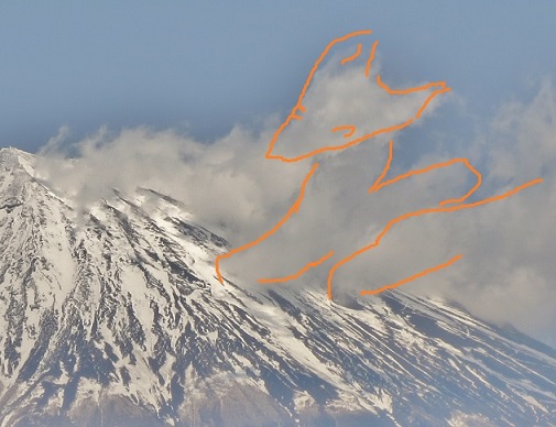 富士山に龍神2