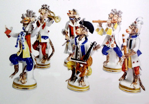 マイセン磁器【現代版 猿の楽団フィギュア】 | ユーロクラシクス 食器