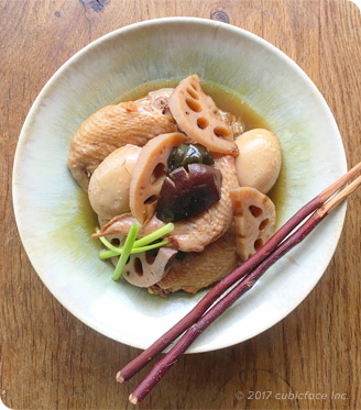 鶏手羽と蓮根の炊いたん