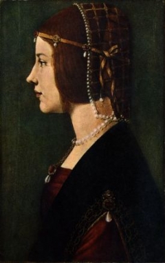 Beatrice dEste by Leonardo da Vinci and Giovanni Ambrogio de Predis