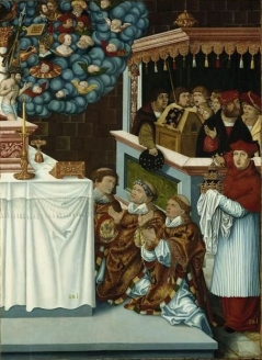 The Mystic Mass of Saint Gregory with Cardinal Albrecht von Brandenburg