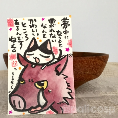 ネコトバ。直筆ポストカード