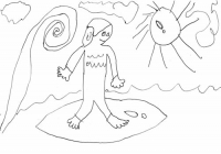 倅の描いた僕
