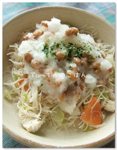手作り愛犬ごはんレシピ 焼きそば風玄米ビーフン 納豆の大根おろし和え 常備しておくと重宝 ビタミン ミネラル豊富 キッチンドッグ玄米ビーフン おうちde ドッグカフェ 犬用ケーキや手作りごはん