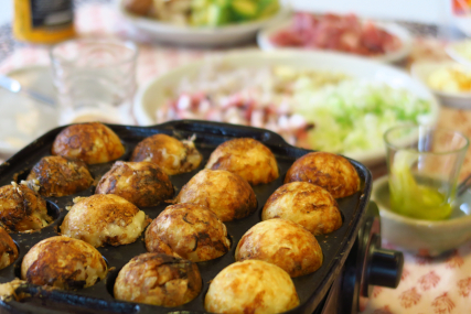 たこ焼きの食卓