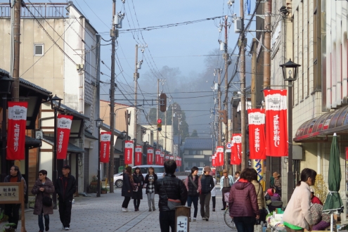 大野市七間朝市通り
