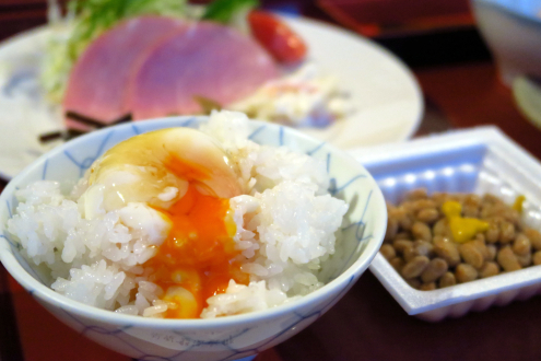 日光澤温泉の朝ごはん