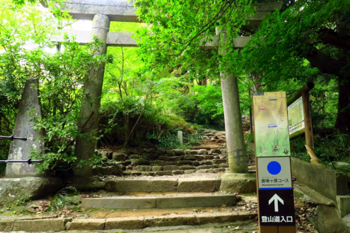 筑波山 御幸ヶ原コース登山口