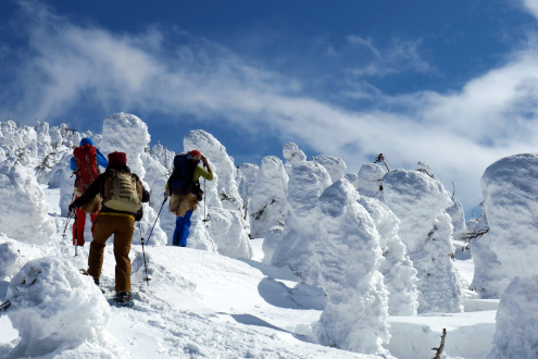 西吾妻山スノーモンスター山行