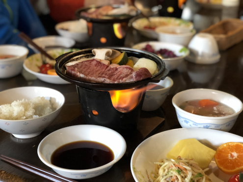 赤岳鉱泉の晩ごはん