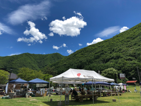 尾瀬の麓で手づくりマルシェ