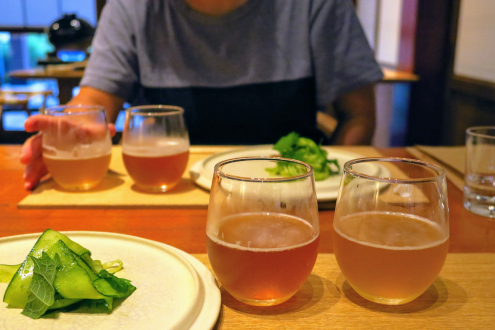 里山十帖 パスタとビール各種