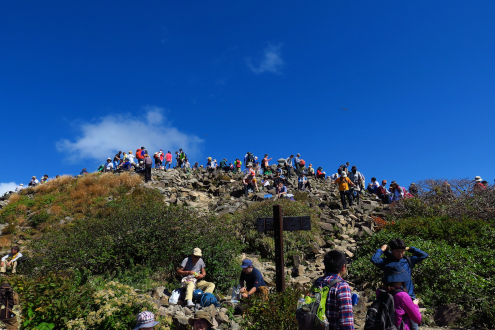 磐梯山山頂