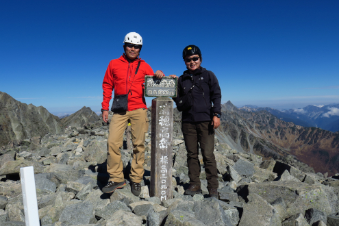 前穂高岳山頂