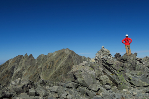 前穂高岳山頂