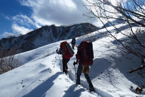 白馬鑓温泉登山道
