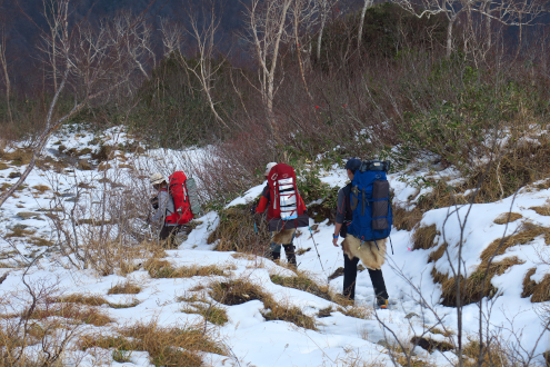 白馬鑓温泉登山道