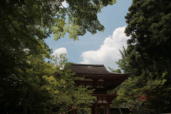 金堂と青空