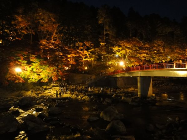 香嵐渓 待月橋