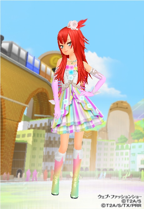 Miracle Fancy Rainbow Dress C7