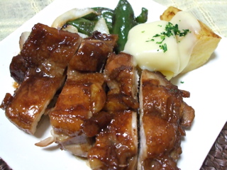 鶏のワイン煮1