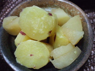 「リンゴとさつまいもの甘煮」2