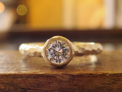 K18YG 0.208ct オレンジダイヤモンド リング | 日本最大級の品