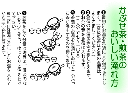 かぶせ茶のおいしい淹れ方