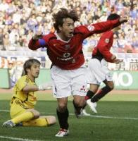 山田暢のゴールで先制だぁ!