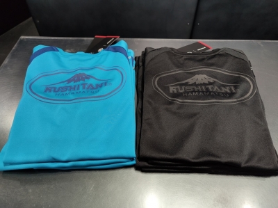 KUSHITANI CAFE グレー ポロシャツＸＬサイズ　クシタニハンガー付き PERFORMANCE STORE限定商品入荷☆ポロシャツ☆Tシャツ・ロングT