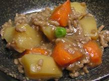 新じゃがのそぼろ煮