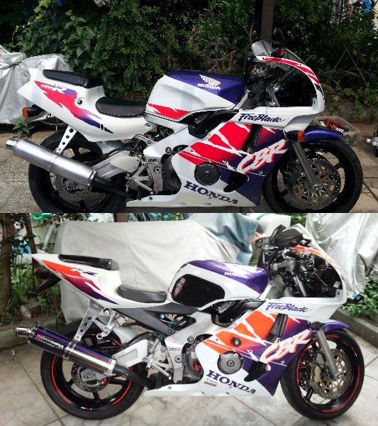 CBR400RR NC29 TYGA テールカウル - ガンザキとバイクと CBR400RR NC29 TYGA テールカウル - ガンザキとバイクと