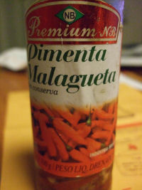赤唐辛子のビネガー(PIMENTA MALAGUETA VERMELHA)