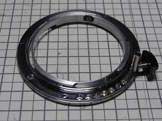 マウント面のみ。穴あけ準備中