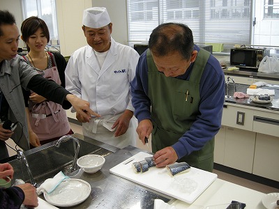 八戸前沖さば料理教室