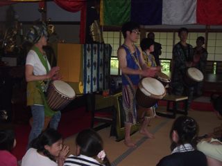 太鼓演奏